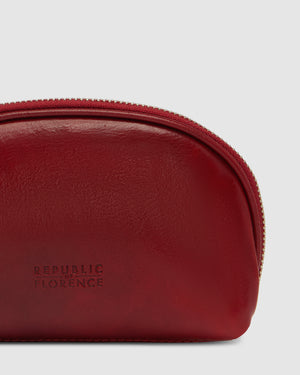Duo Rosso - Leather Pouch Set