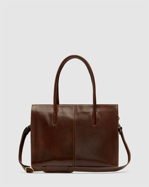 Florence Terra - Leather Work Tote
