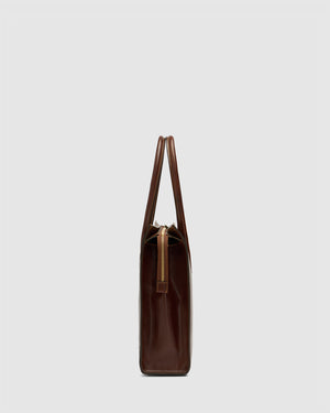 Florence Terra - Leather Work Tote