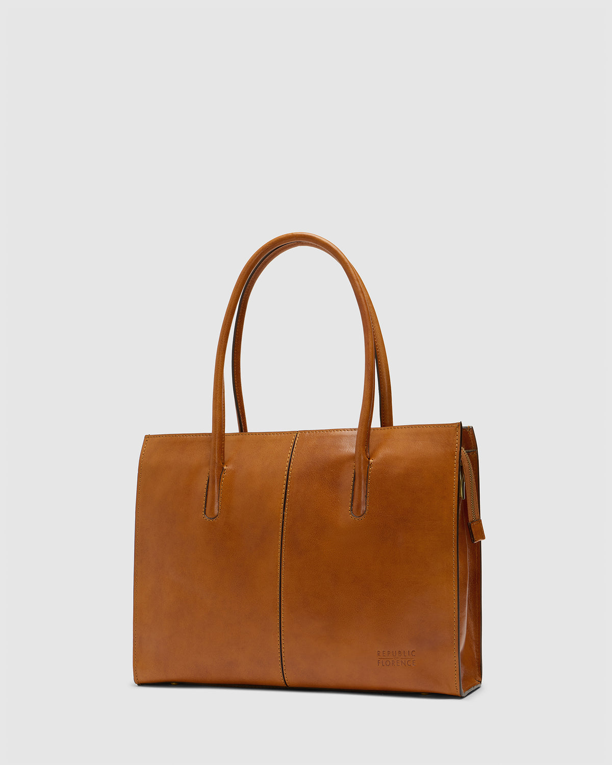 Florence Honey - Leather Work Tote