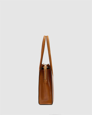 Florence Honey - Leather Work Tote