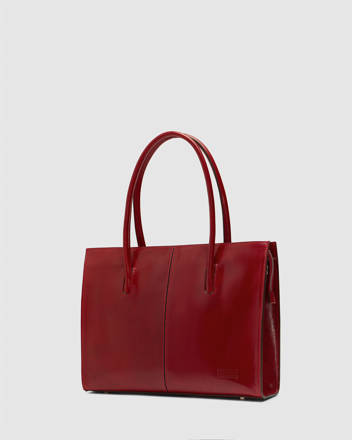 Florence Rosso - Leather Work Tote