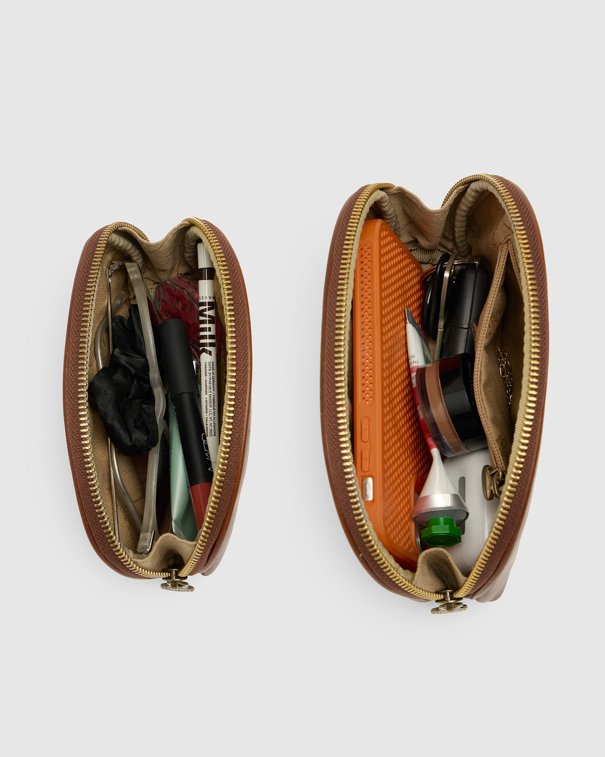 Duo Earth - Leather Pouch Set