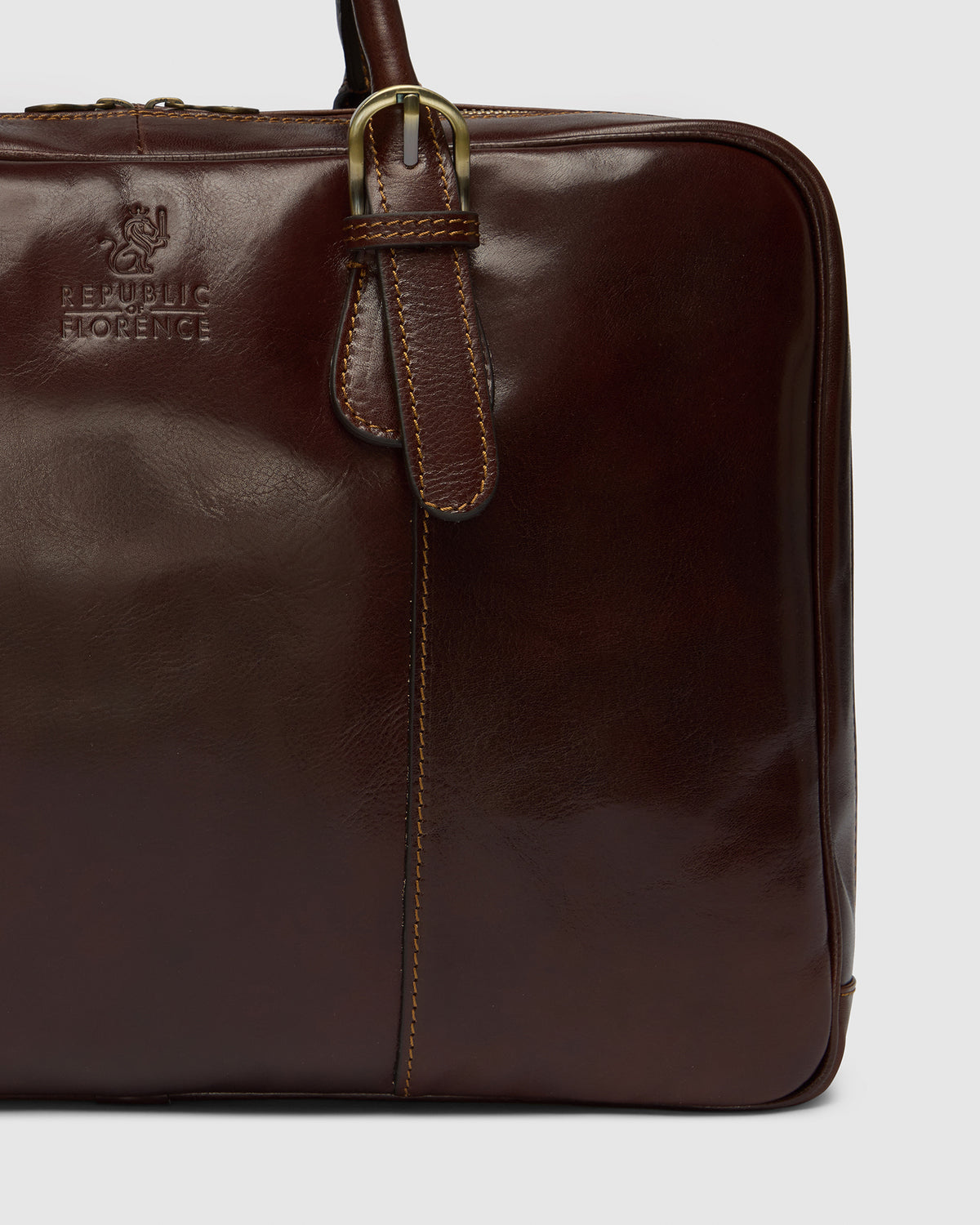Madrid Terra - 16" Leather Briefcase