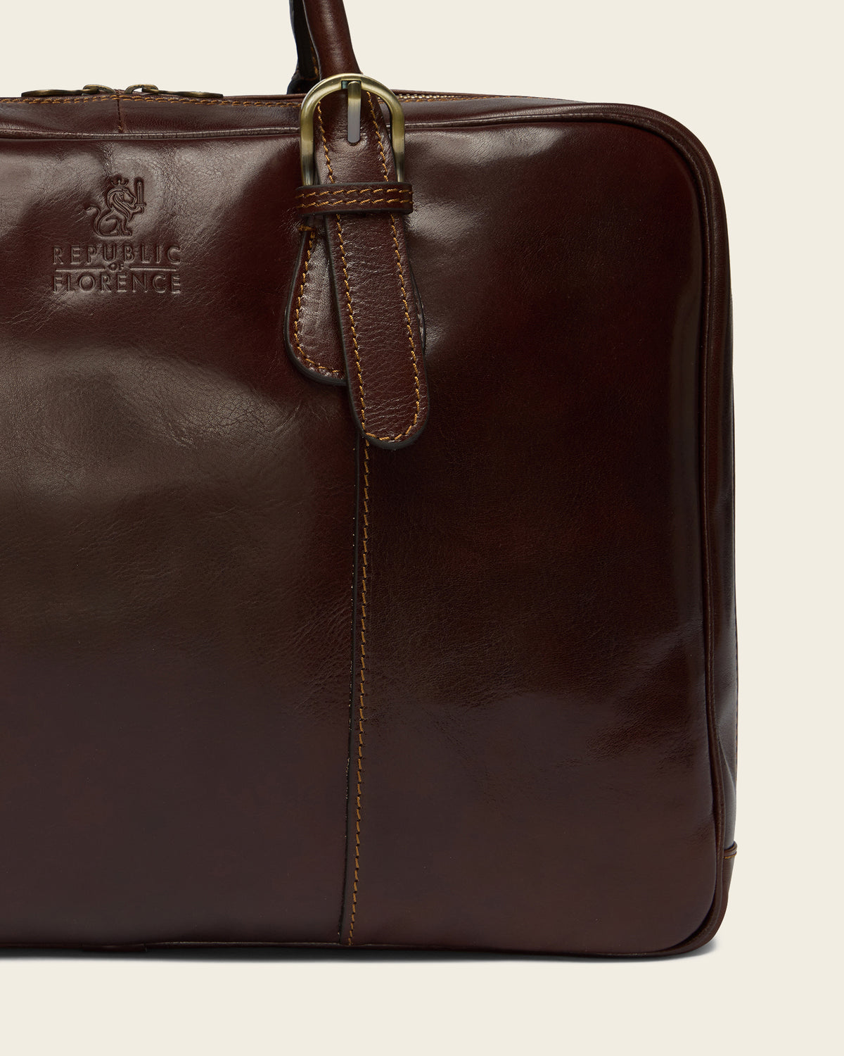 Madrid Terra - 16" Leather Briefcase