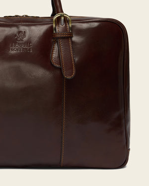Madrid Terra - 16" Leather Briefcase