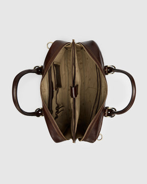 Madrid Terra - 16" Leather Briefcase