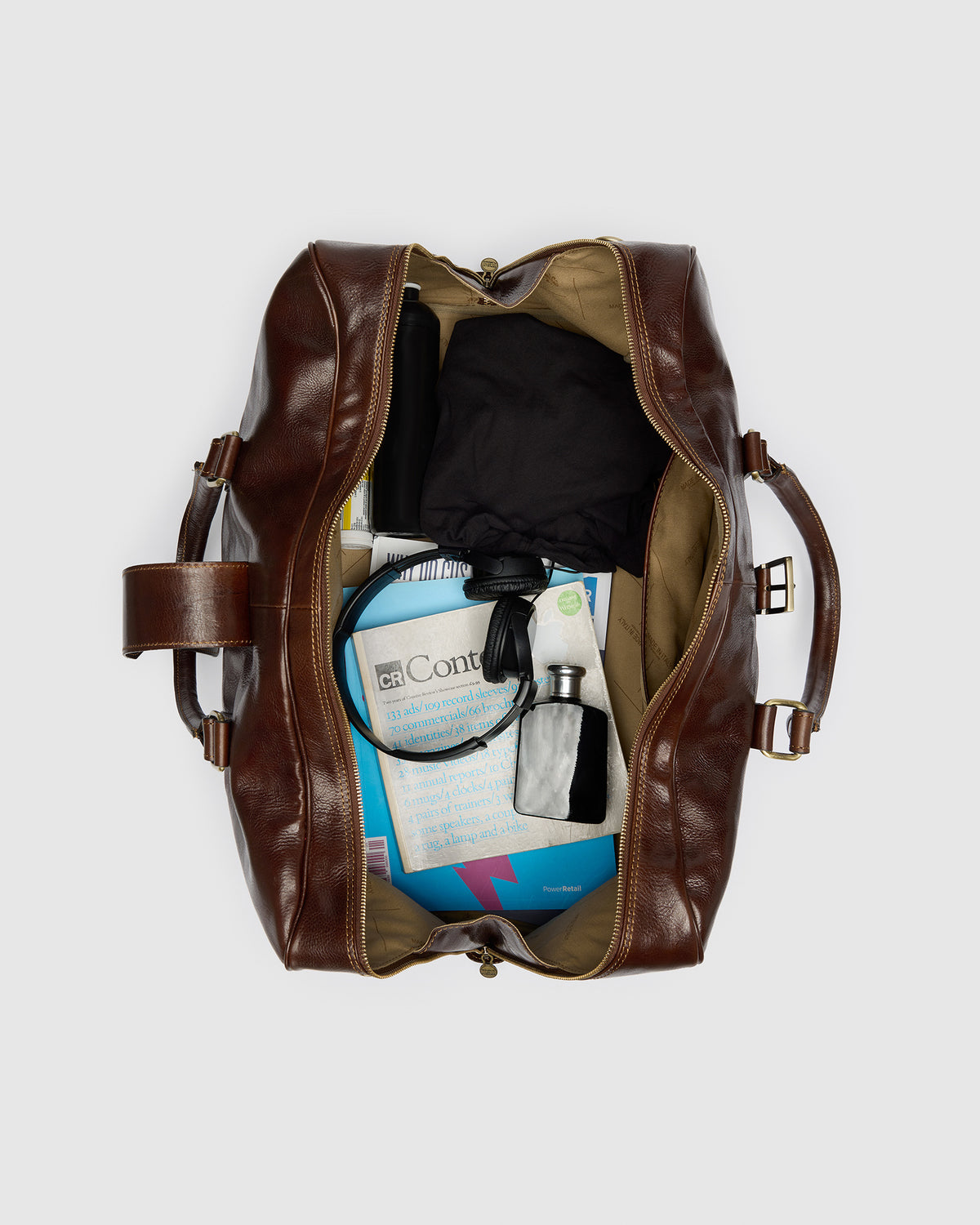 Amerigo Terra - Leather Weekender Bag