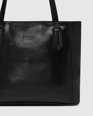 Amelia Jet - Leather Work Tote