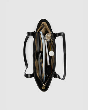 Amelia Jet - Leather Work Tote