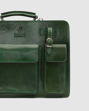 Munich Forest - 16" Double Compartment Briefcase