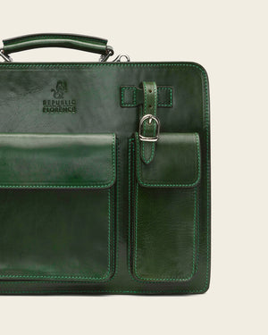 Munich Forest - 16" Double Compartment Briefcase