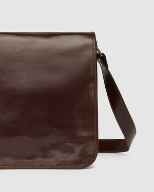 Nero Terra - 15" Leather Messenger Bag