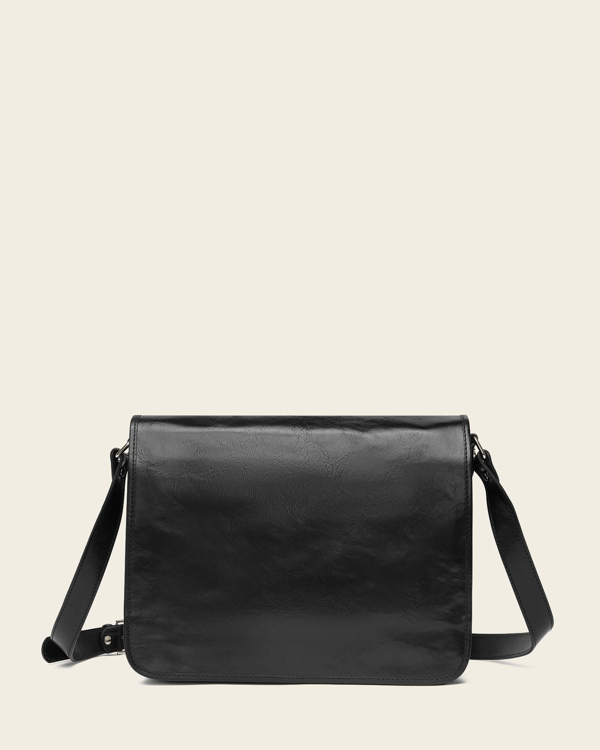 Nero Jet - 15" Leather Messenger Bag