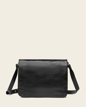 Nero Jet - 15" Leather Messenger Bag