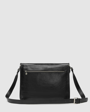 Nero Jet - 15" Leather Messenger Bag