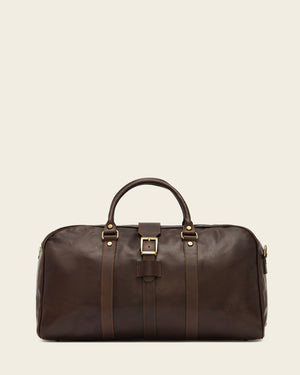 Amerigo Espresso - Leather Weekender Bag