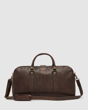 Amerigo Espresso - Leather Weekender Bag