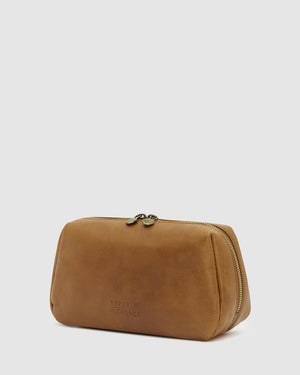 Otto Burned - Leather Toiletry Bag