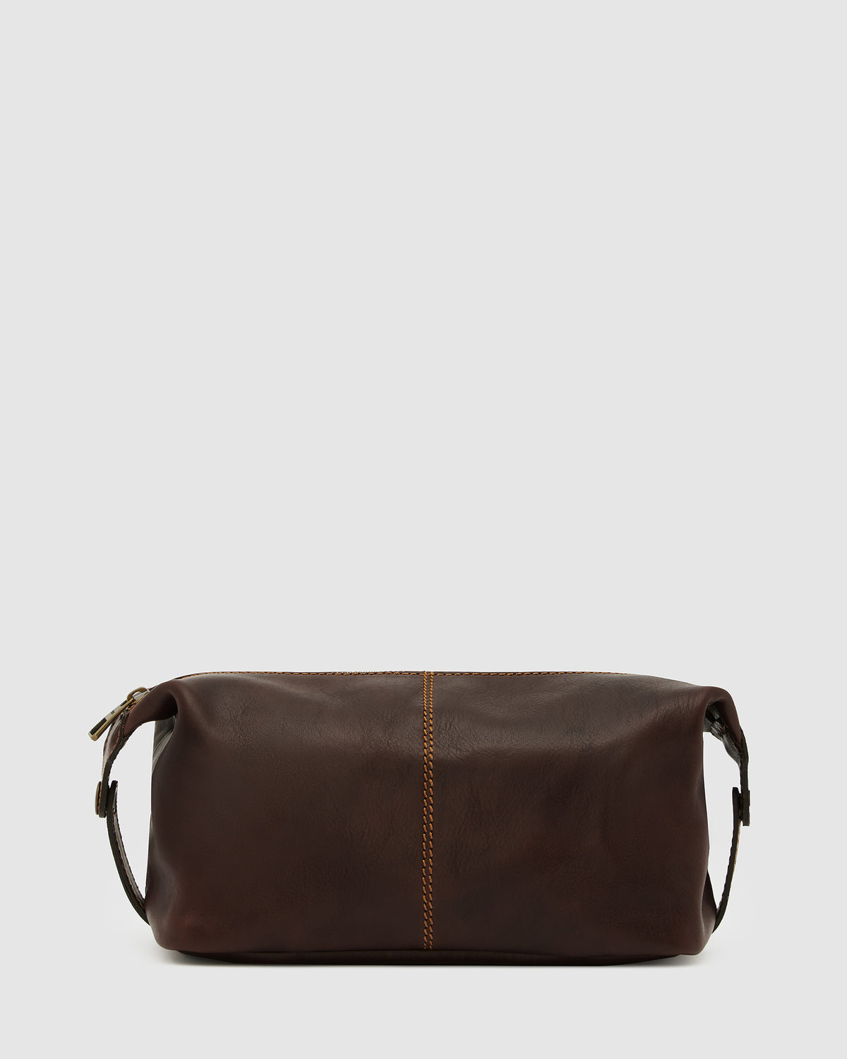 Tre Espresso - Leather Toiletry Bag