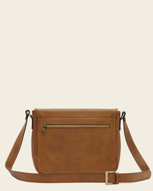 Aurelian Burned - 14" Leather Messenger