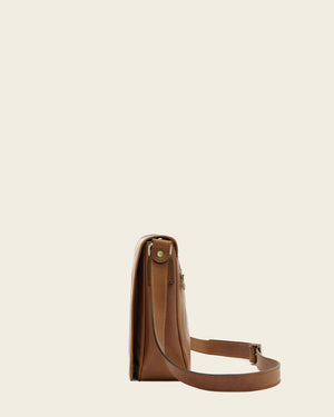 Aurelian Burned - 14" Leather Messenger