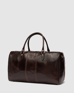 Albertis Moro - Leather Weekender Bag