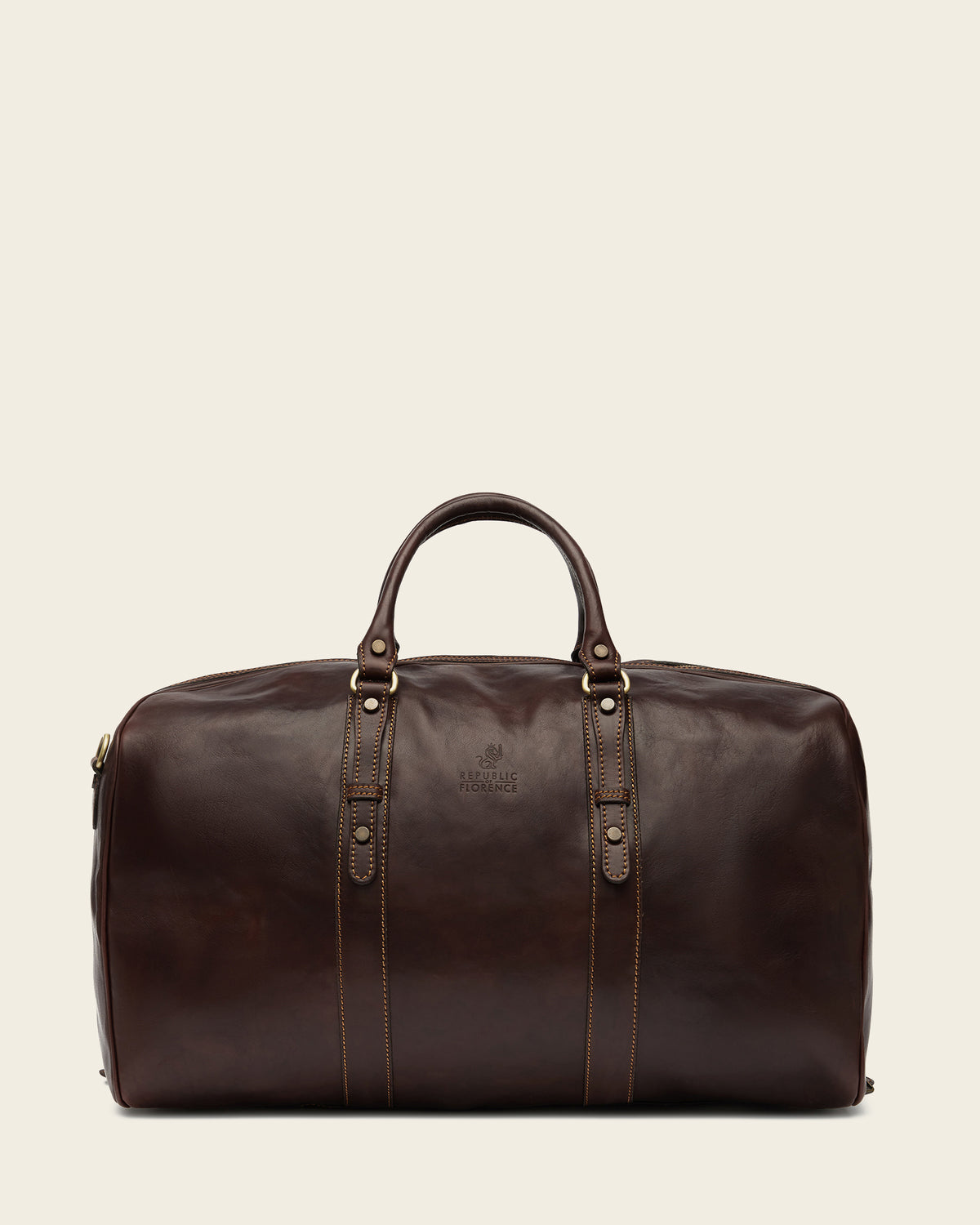 Marco Polo Espresso - Leather Holdall