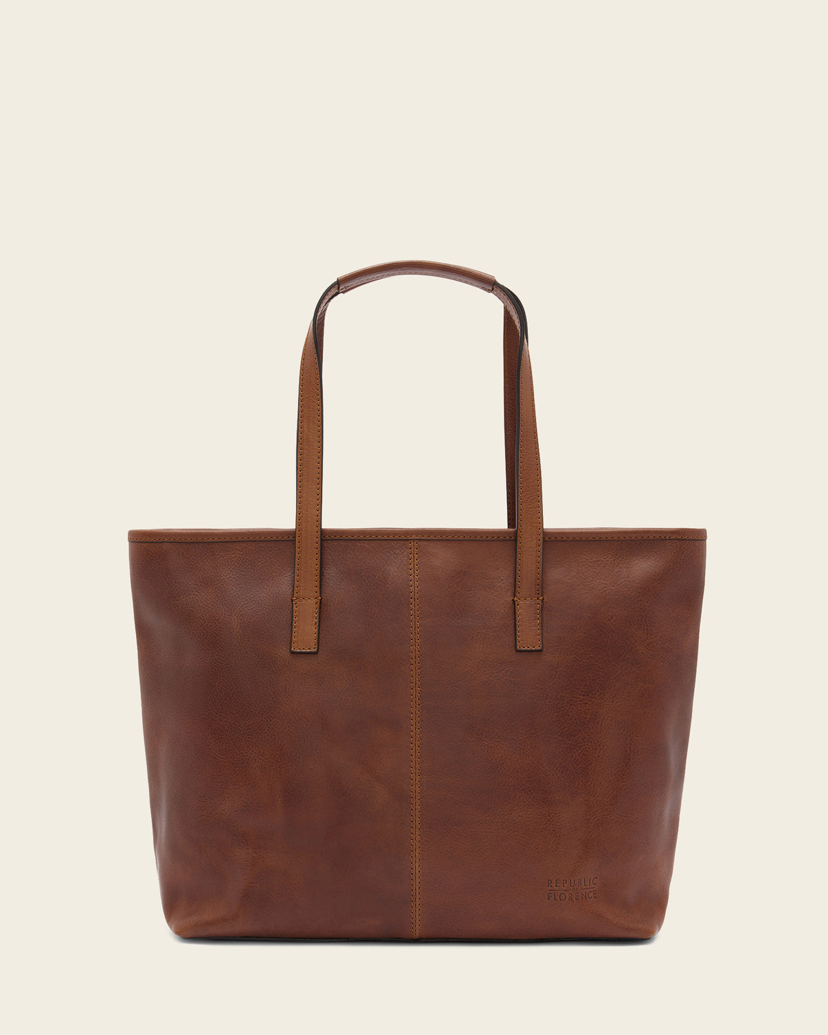 Beatrice Earth - Leather Work Tote