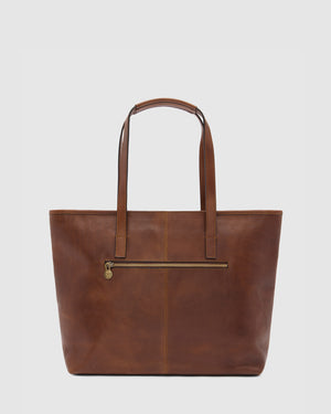 Beatrice Earth - Leather Work Tote