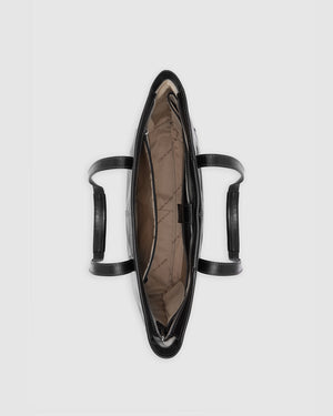 Beatrice Jet - Leather Work Tote