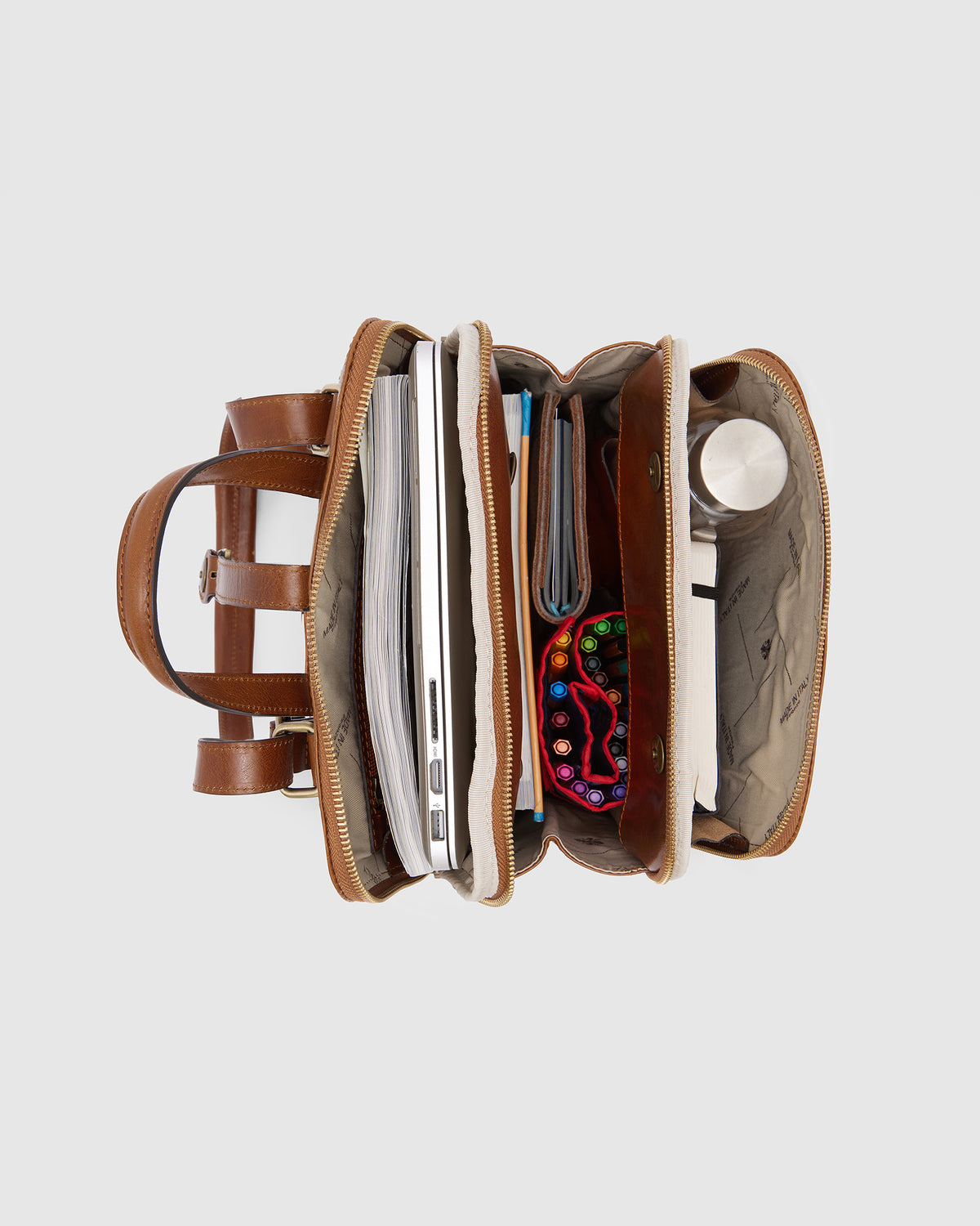 Emma Honey - 3-in-1 Convertible Leather Backpack