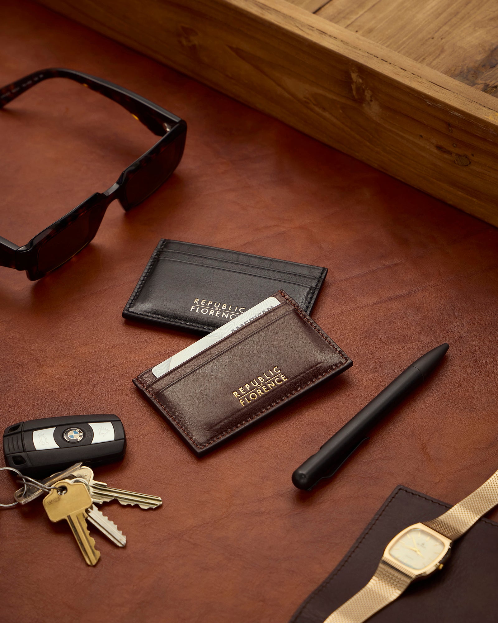 Slim Jet - Leather Card Holder