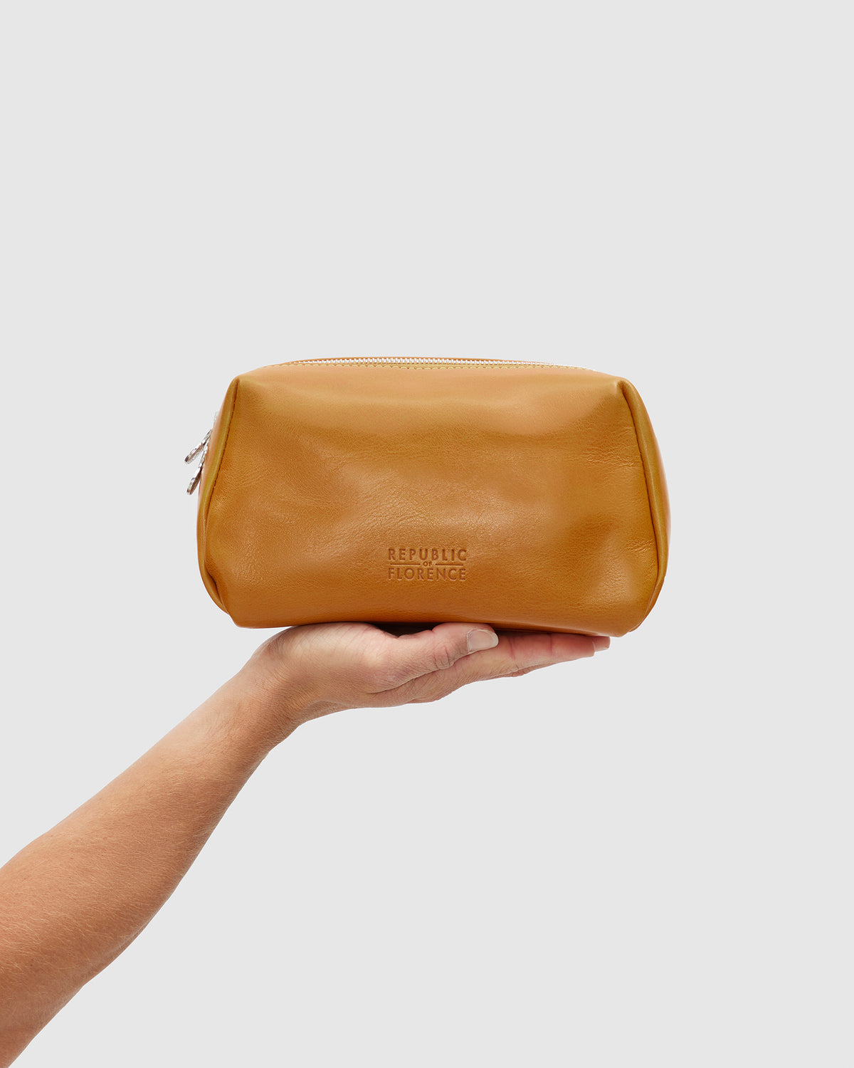 Otto Saffron - Leather Toiletry Bag