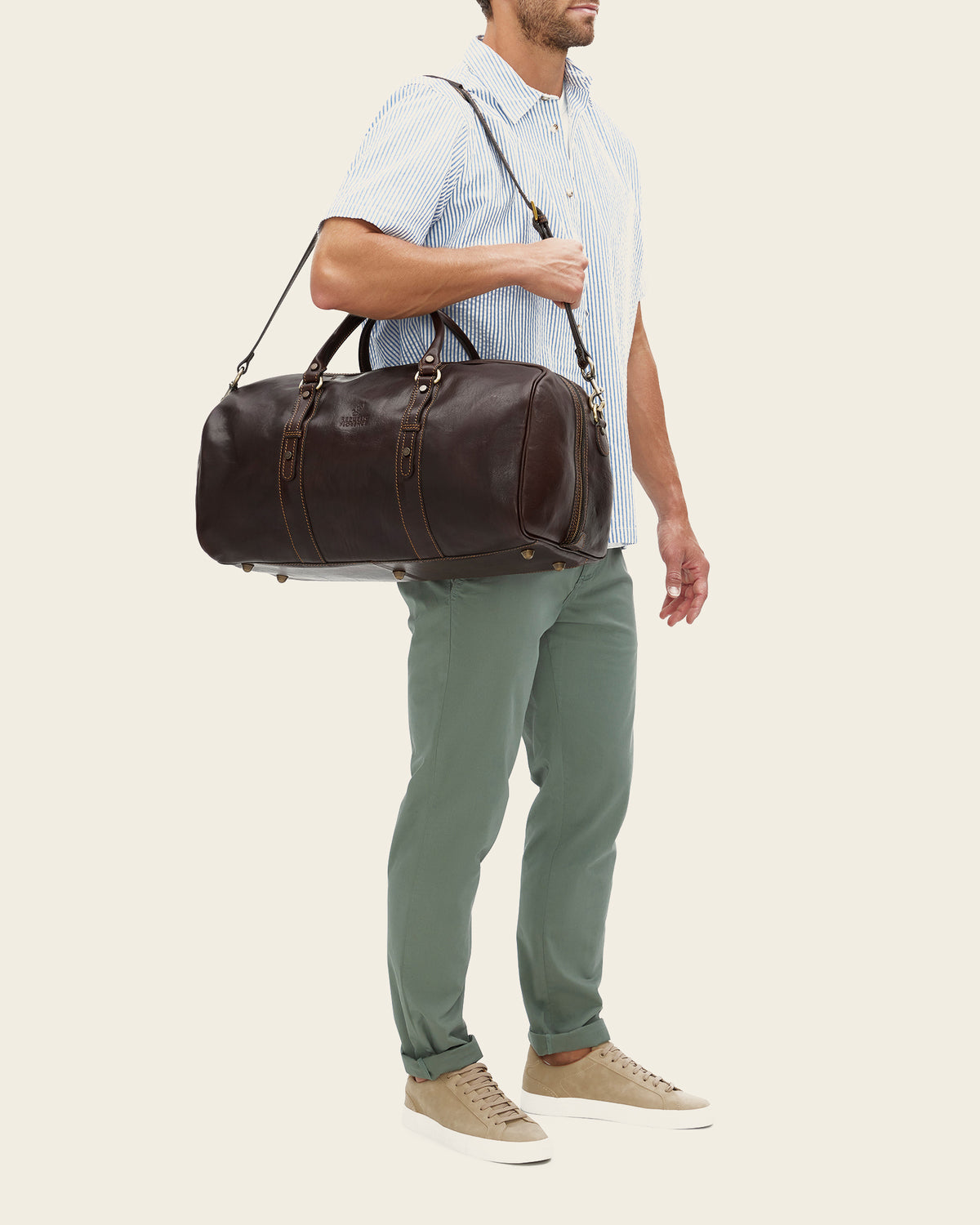 Polo Medium Espresso - Leather Weekender