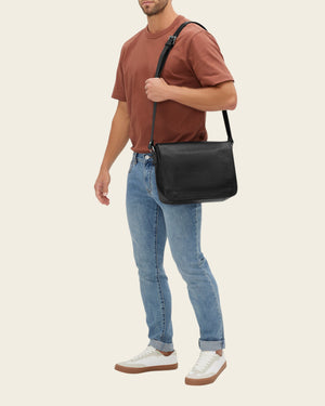 Aurelian Ink - 14" Leather Messenger