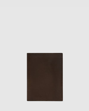 Passport Espresso - Leather Passport Cover