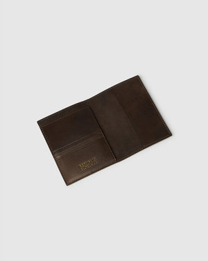 Passport Espresso - Leather Passport Cover