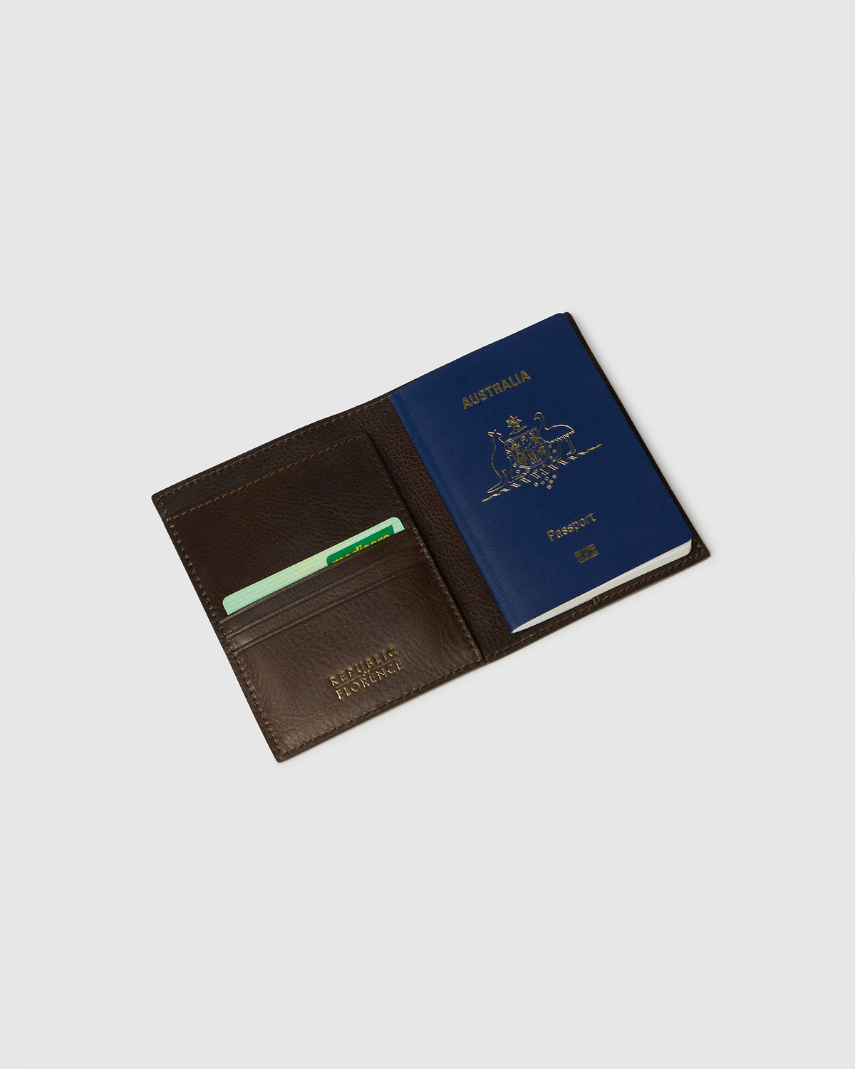Passport Espresso - Leather Passport Cover