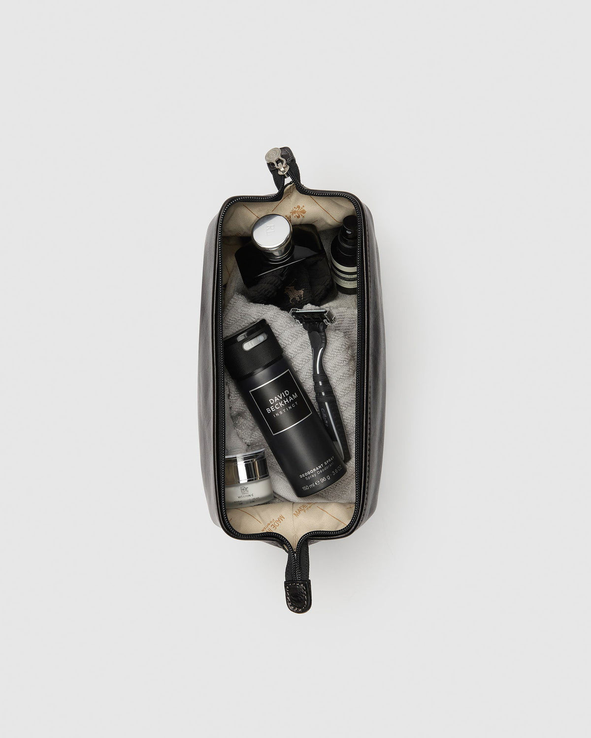 The Grand Dopp Kit Black - toilet bag - Republic of Florence