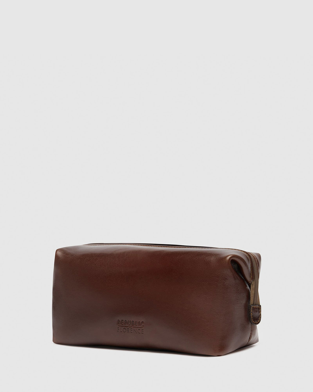 The Grand Dopp Kit Brown - toiletry bag - Republic of Florence