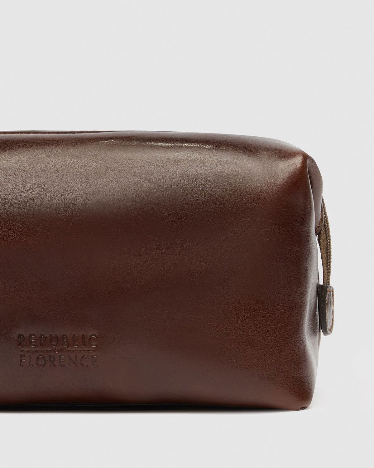 The Grand Dopp Kit Brown - toiletry bag - Republic of Florence