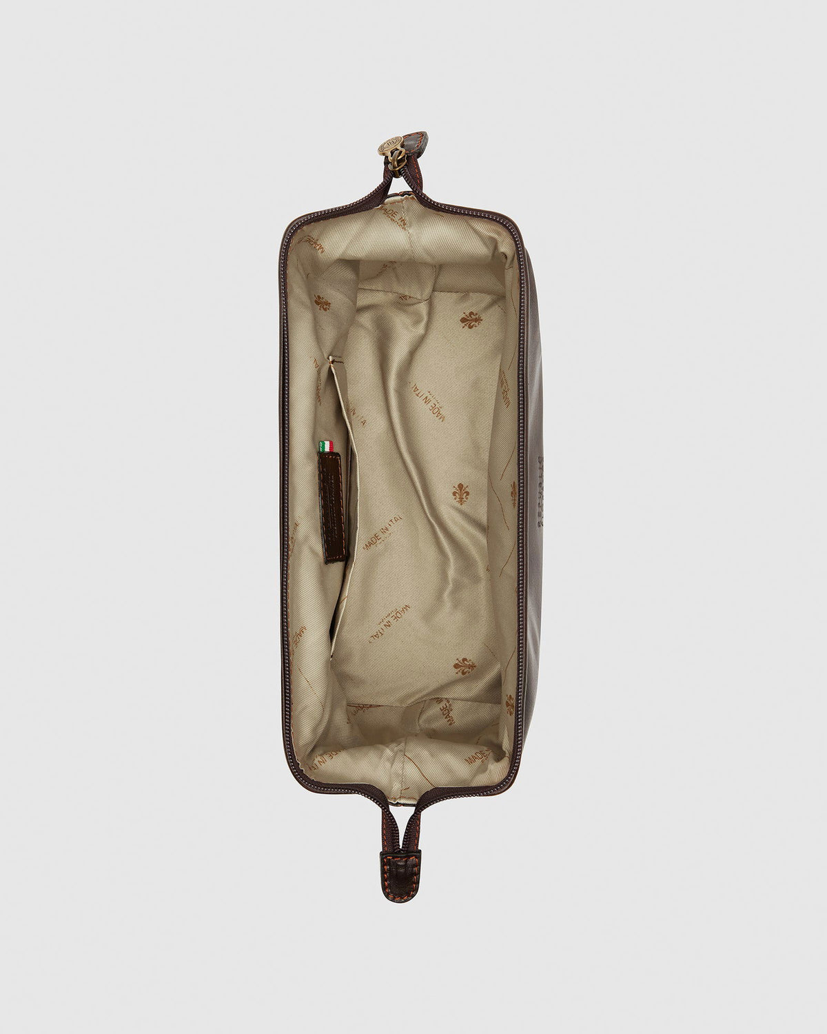 The Grand Dopp Kit Chocolate - toilet bag - Republic of Florence
