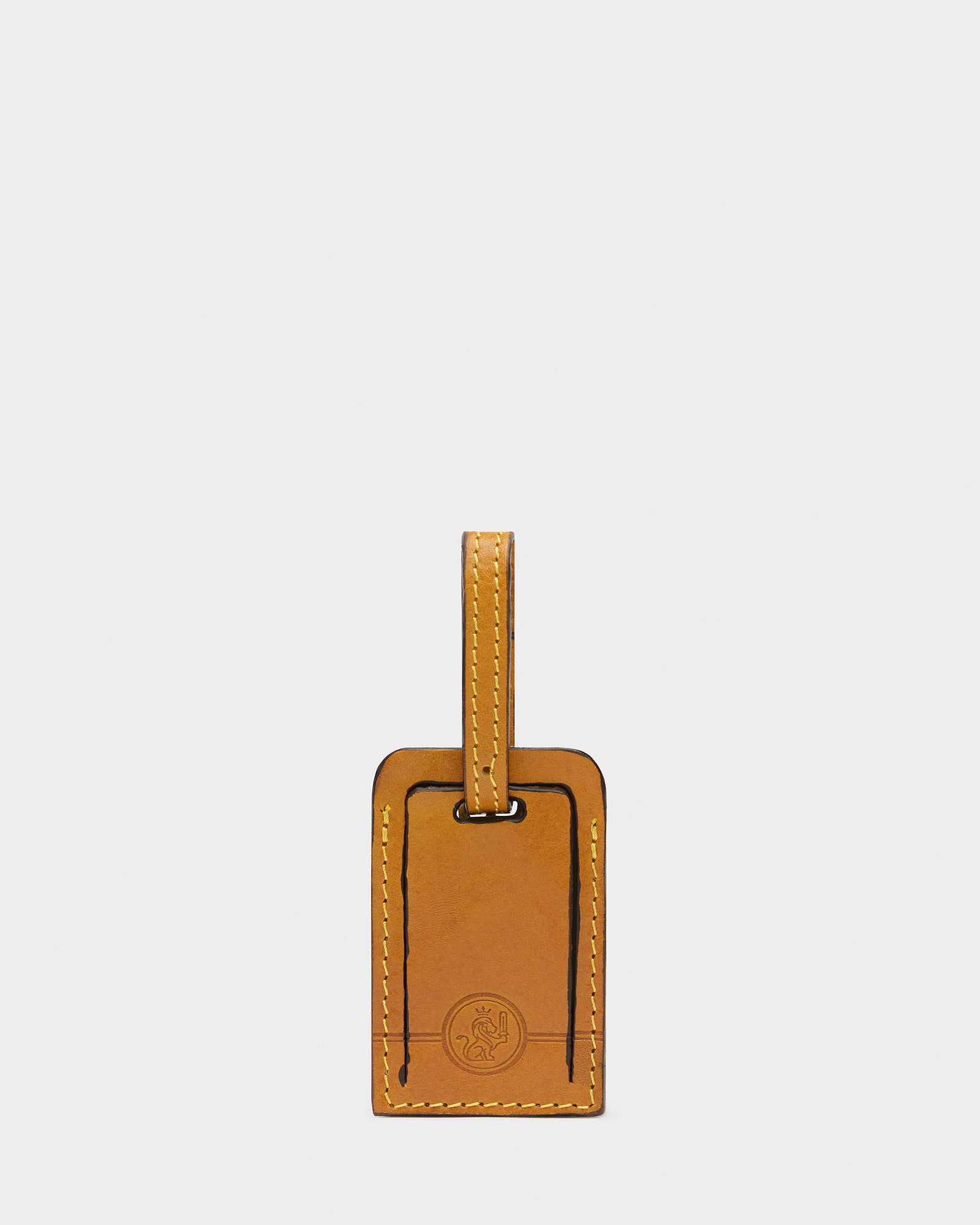 Tag Saffron - Leather Travel Tag