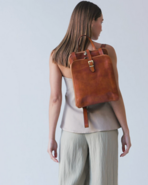 Emma Rosso - 3-in-1 Convertible Leather Backpack
