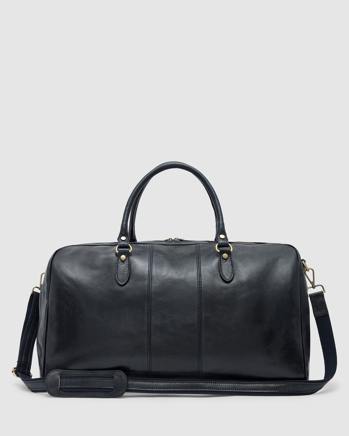 Albertis Blue - Leather Duffle Bag - Republic of Florence