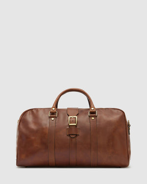 Amerigo Matt Brown - Leather Duffle Bag - Republic of Florence