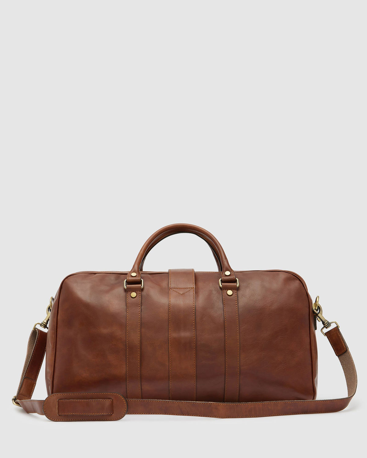 Amerigo Matt Brown Leather Duffle Bag Republic of Florence