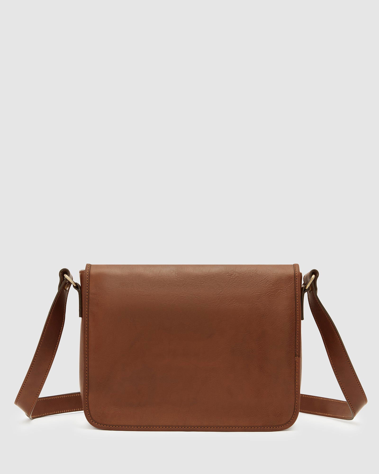 Aurelian Matt Brown - 13" laptop leather messenger - Republic of Florence