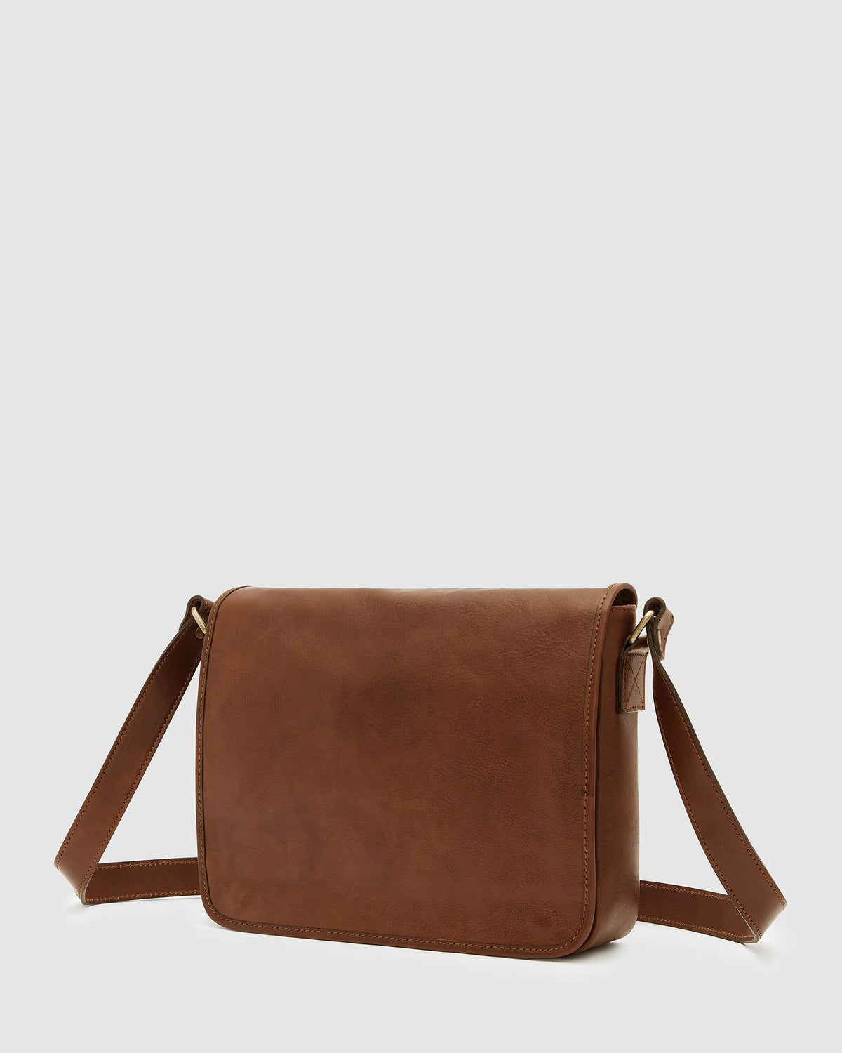 Aurelian Matt Brown - 13" laptop leather messenger - Republic of Florence